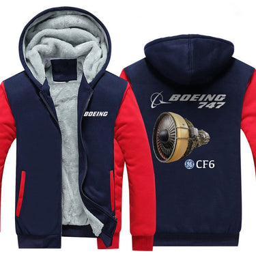 B747 CF6 DESIGNED ZIPPER SWEATER THE AV8R